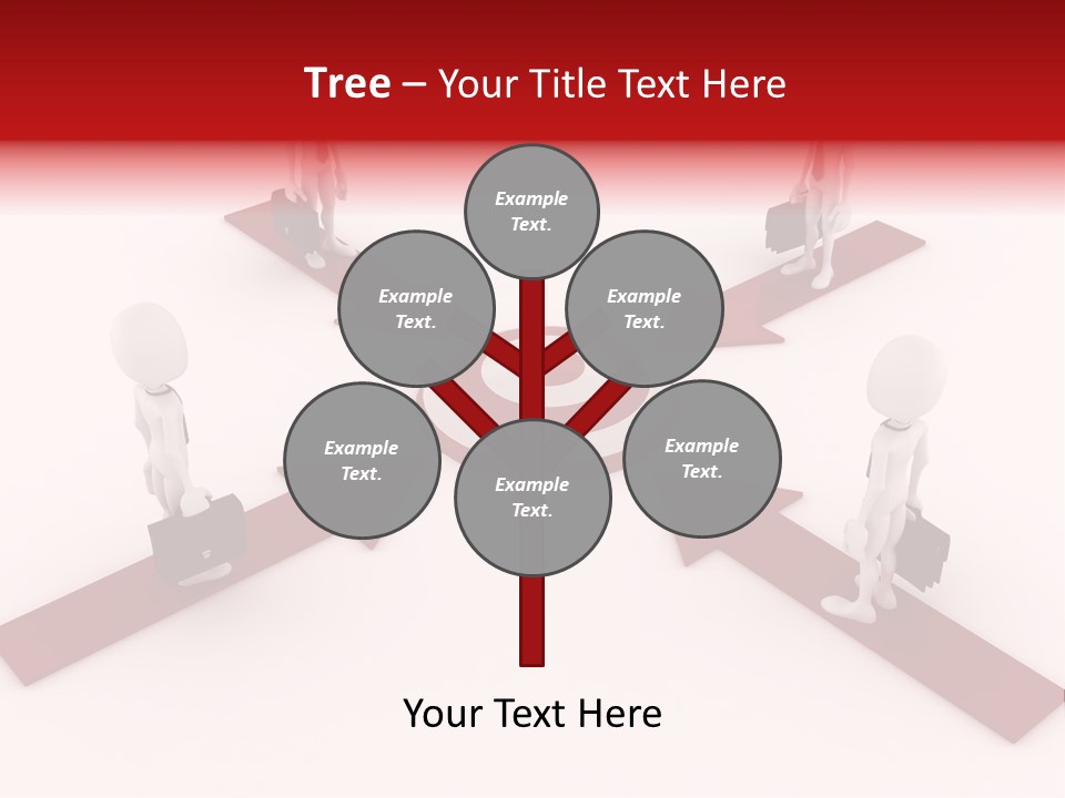Architecture Growth Character PowerPoint Template