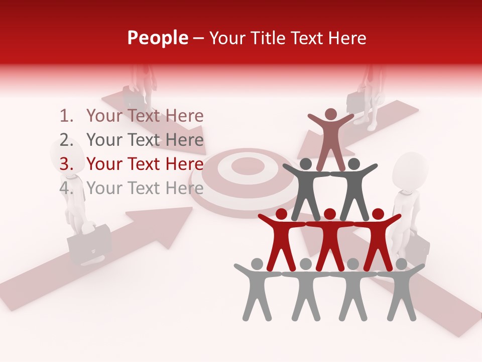 Architecture Growth Character PowerPoint Template