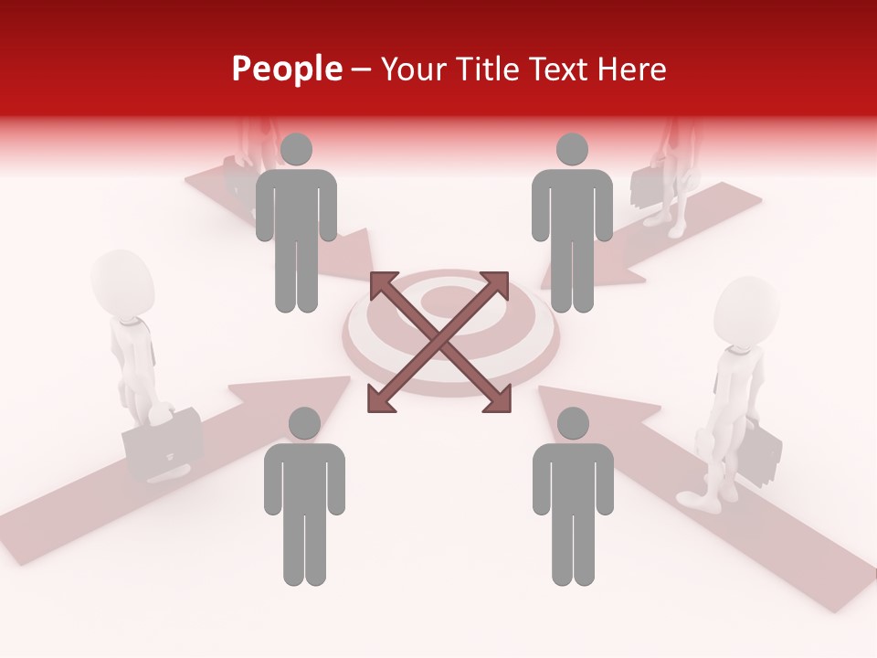 Architecture Growth Character PowerPoint Template