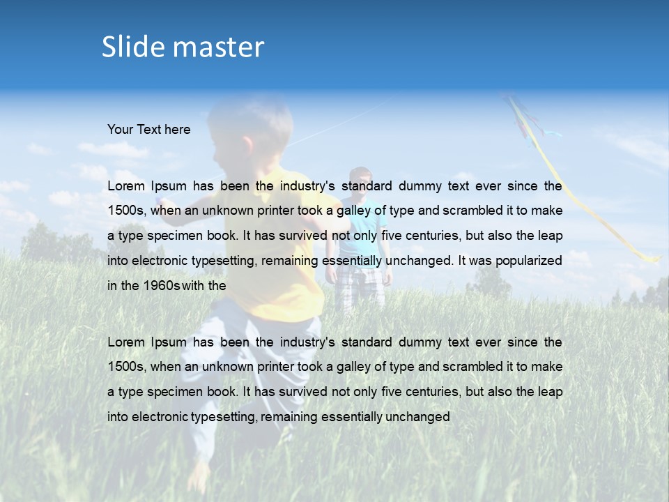 Nature Grass Outdoors PowerPoint Template