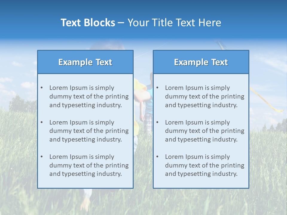 Nature Grass Outdoors PowerPoint Template