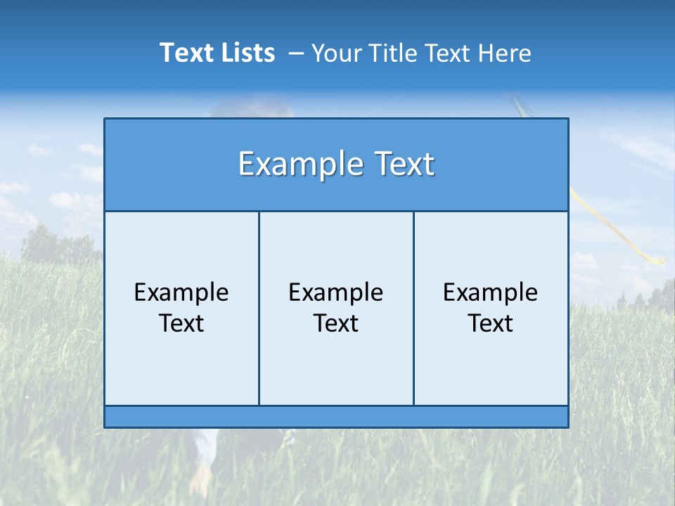 Nature Grass Outdoors PowerPoint Template