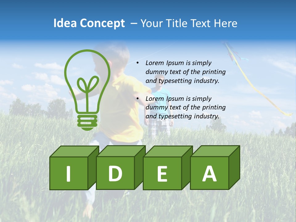 Nature Grass Outdoors PowerPoint Template