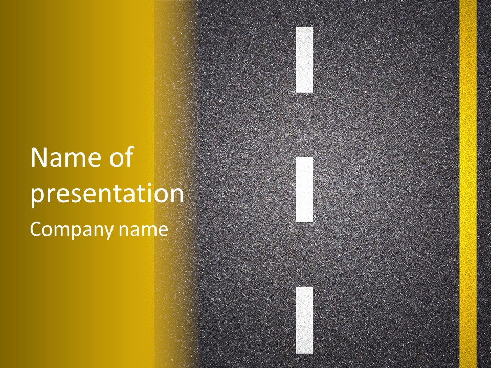 Tarmac Motion Scrap PowerPoint Template