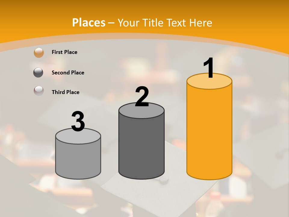Behind Achievement Graduation PowerPoint Template