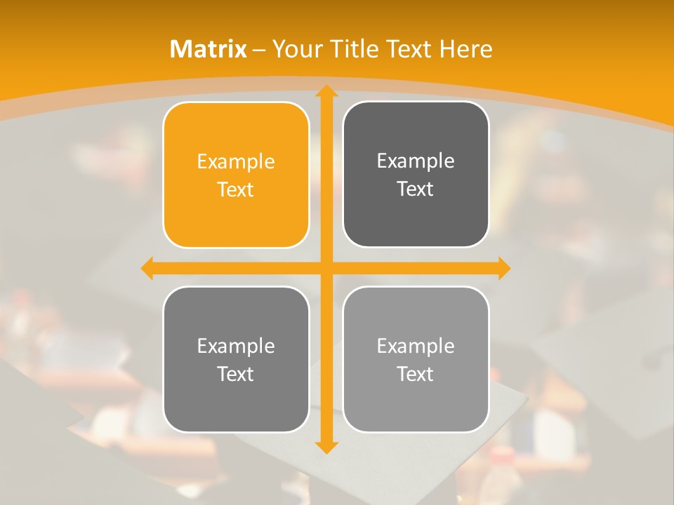 Behind Achievement Graduation PowerPoint Template