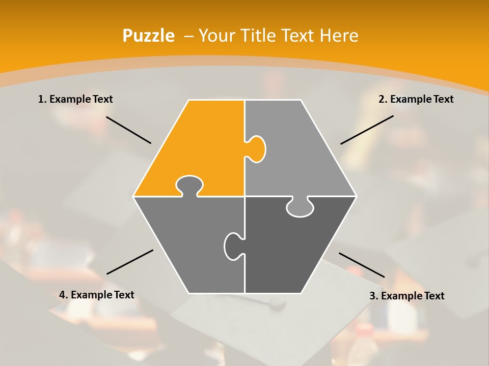 Behind Achievement Graduation PowerPoint Template