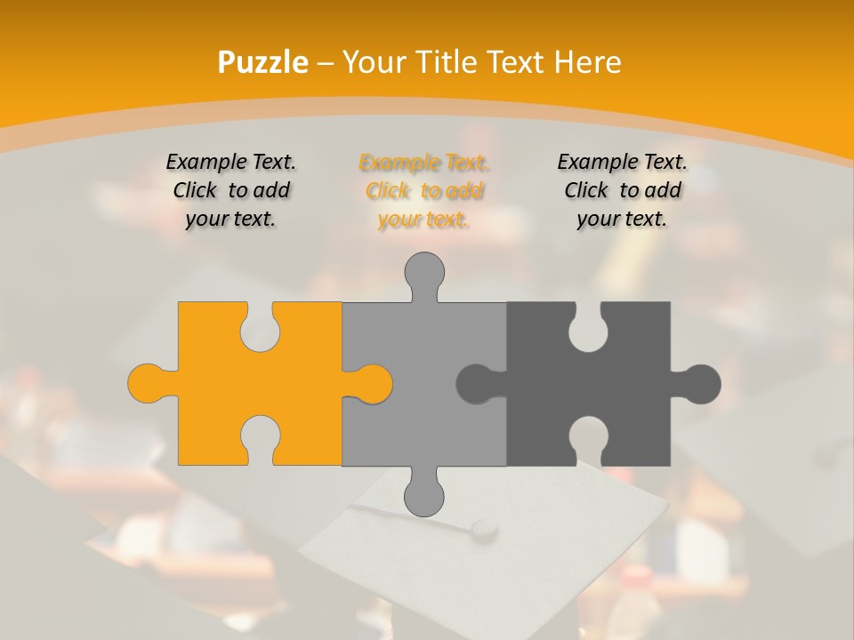 Behind Achievement Graduation PowerPoint Template