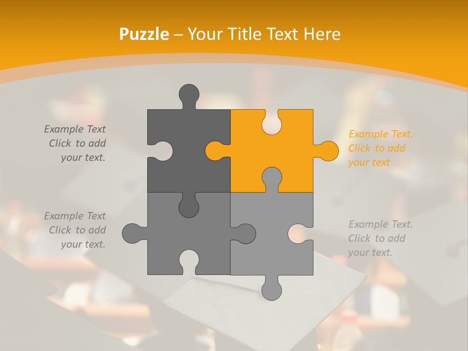 Behind Achievement Graduation PowerPoint Template