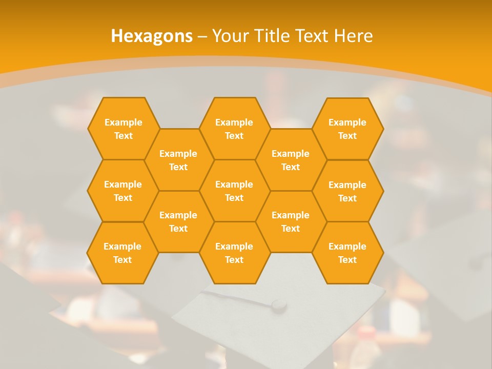 Behind Achievement Graduation PowerPoint Template