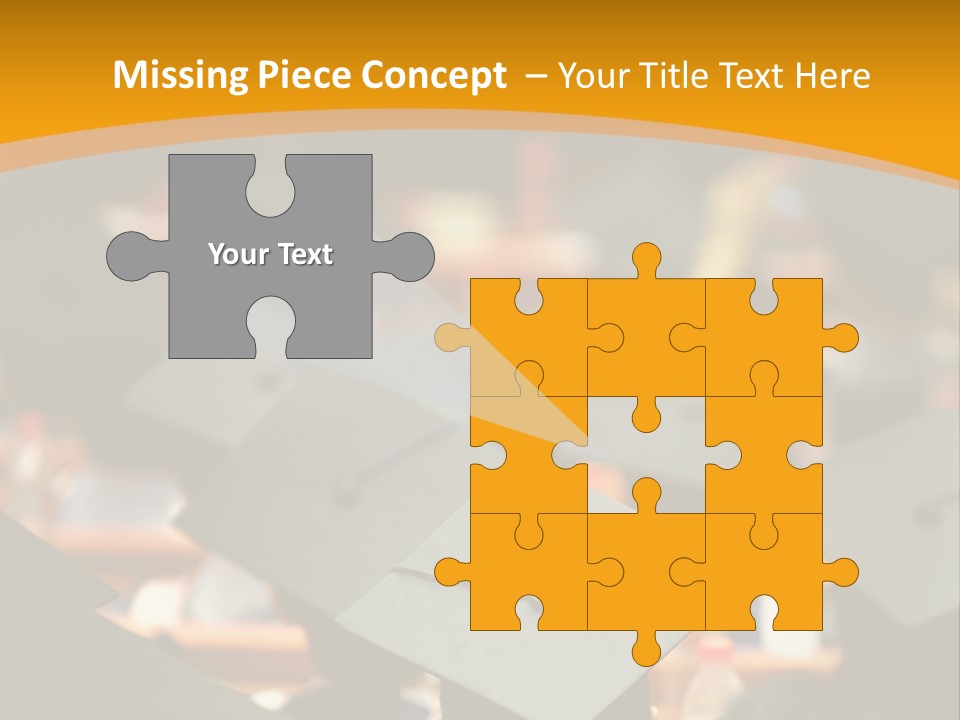 Behind Achievement Graduation PowerPoint Template