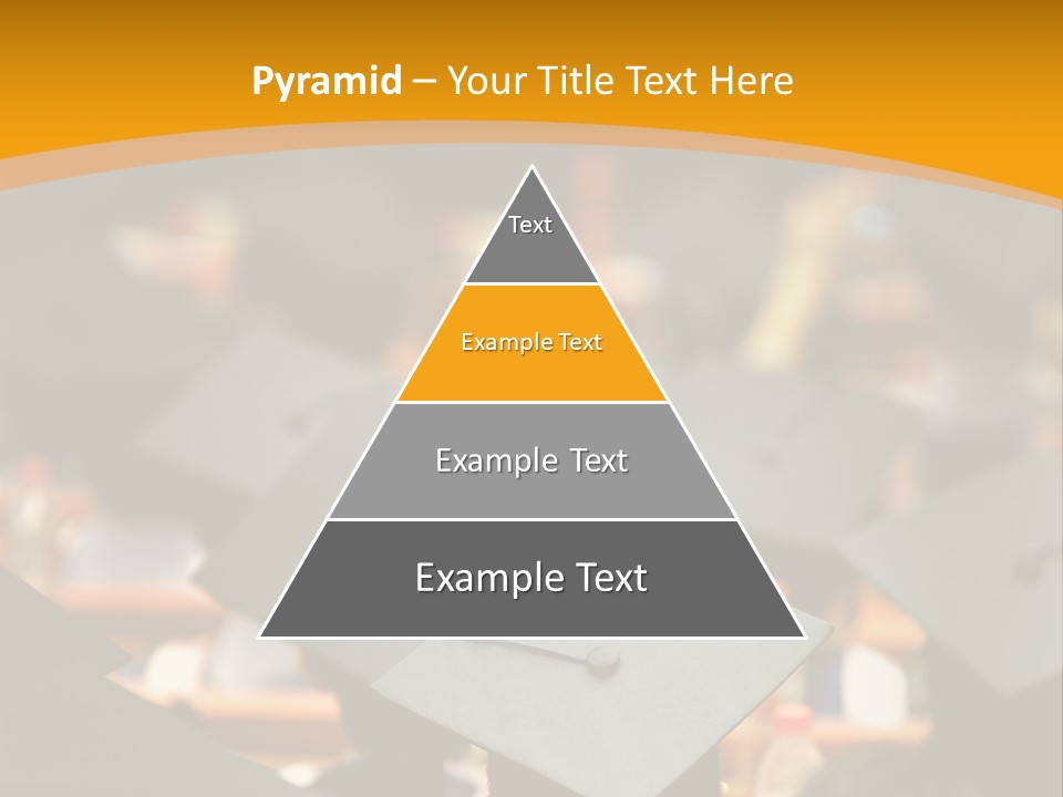 Behind Achievement Graduation PowerPoint Template