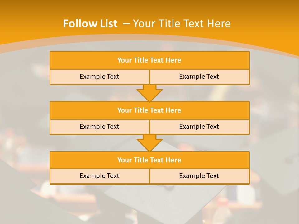 Behind Achievement Graduation PowerPoint Template