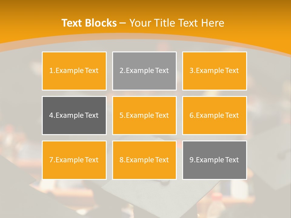 Behind Achievement Graduation PowerPoint Template