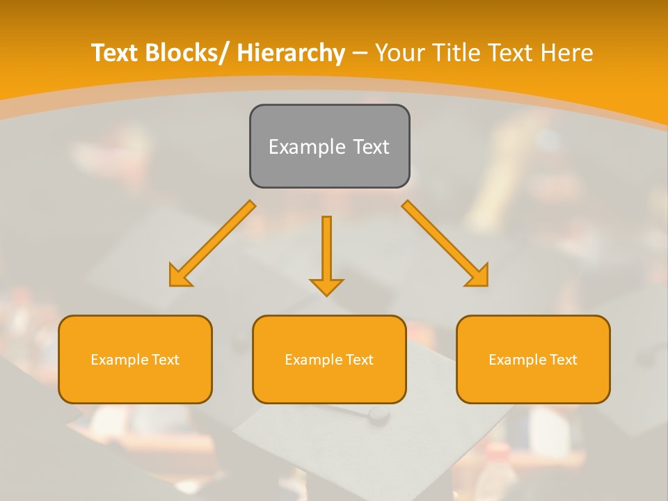 Behind Achievement Graduation PowerPoint Template