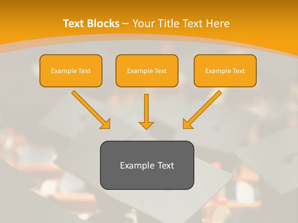 Behind Achievement Graduation PowerPoint Template