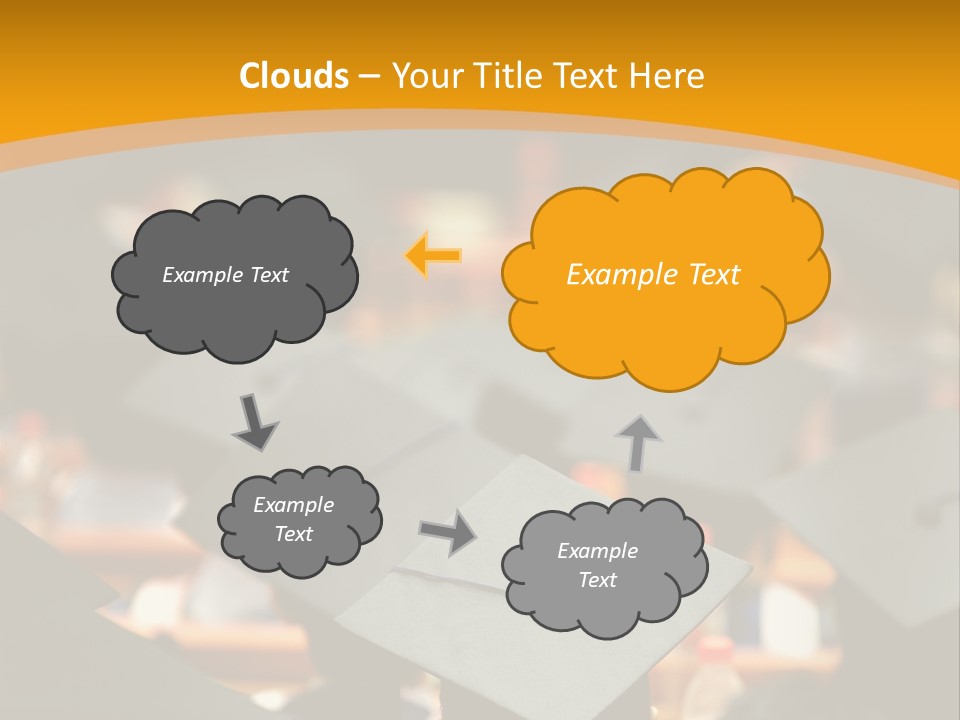 Behind Achievement Graduation PowerPoint Template