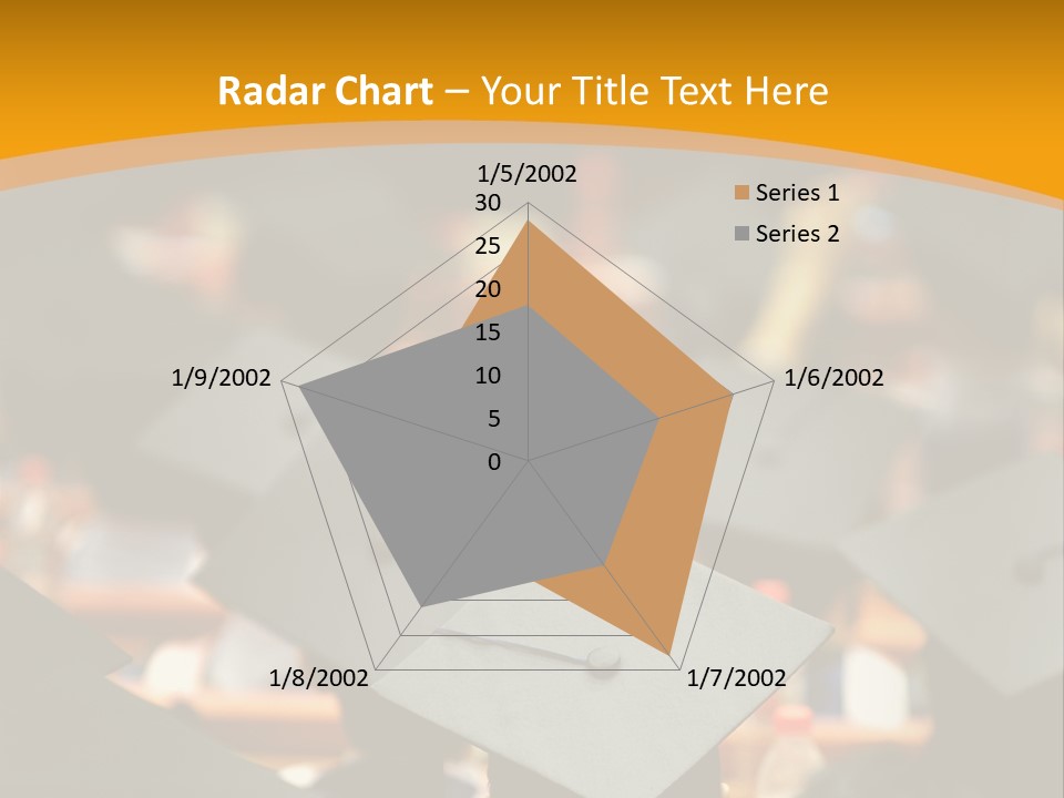 Behind Achievement Graduation PowerPoint Template