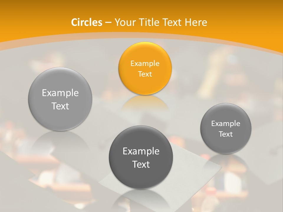 Behind Achievement Graduation PowerPoint Template