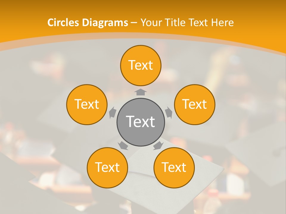 Behind Achievement Graduation PowerPoint Template