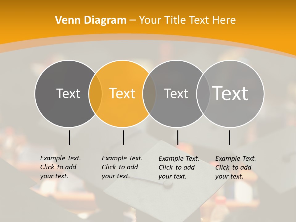 Behind Achievement Graduation PowerPoint Template