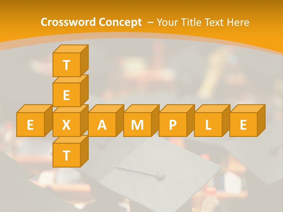 Behind Achievement Graduation PowerPoint Template