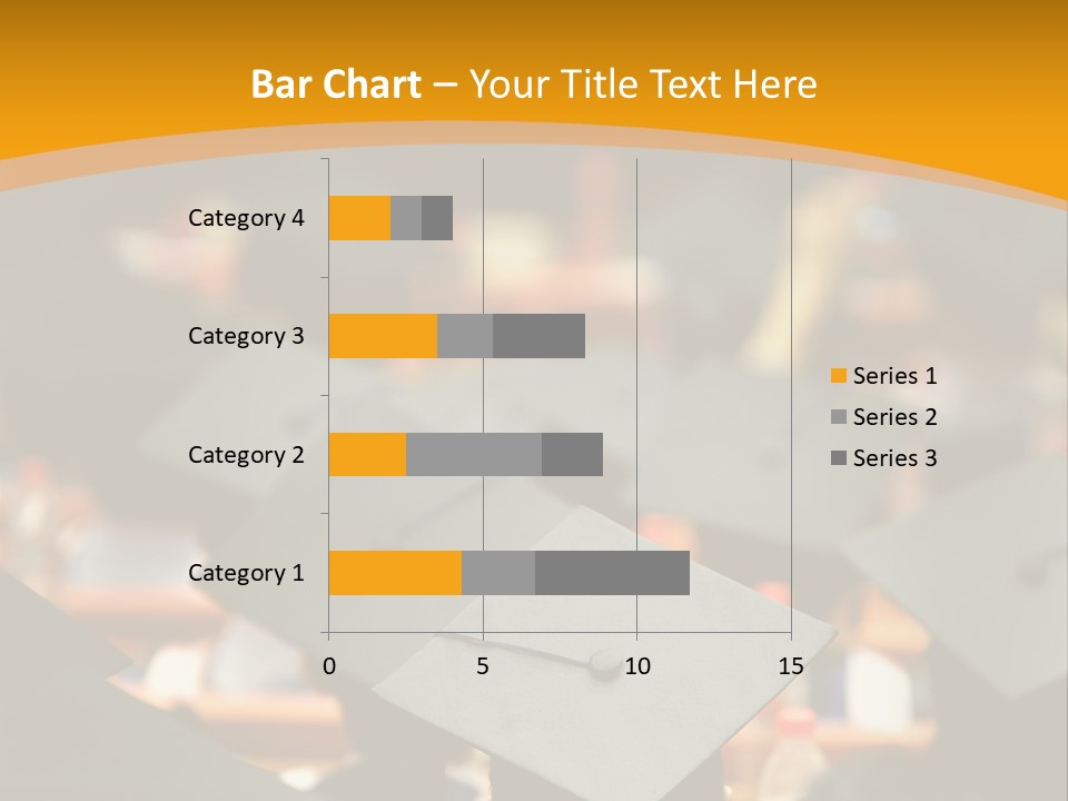 Behind Achievement Graduation PowerPoint Template