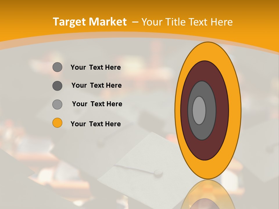 Behind Achievement Graduation PowerPoint Template