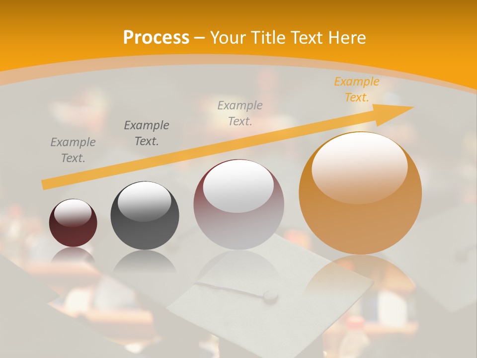 Behind Achievement Graduation PowerPoint Template