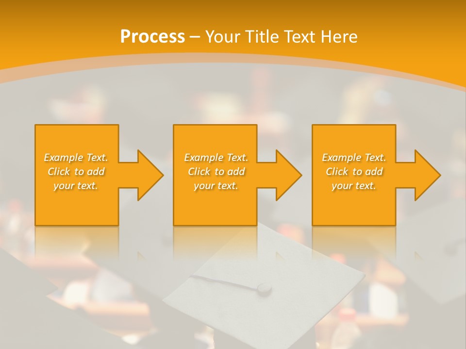 Behind Achievement Graduation PowerPoint Template