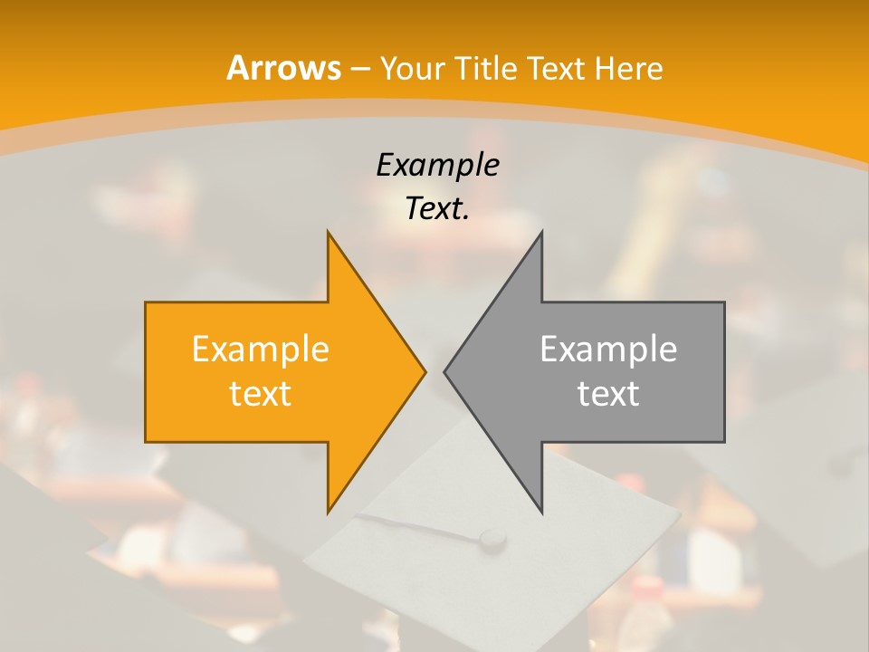 Behind Achievement Graduation PowerPoint Template