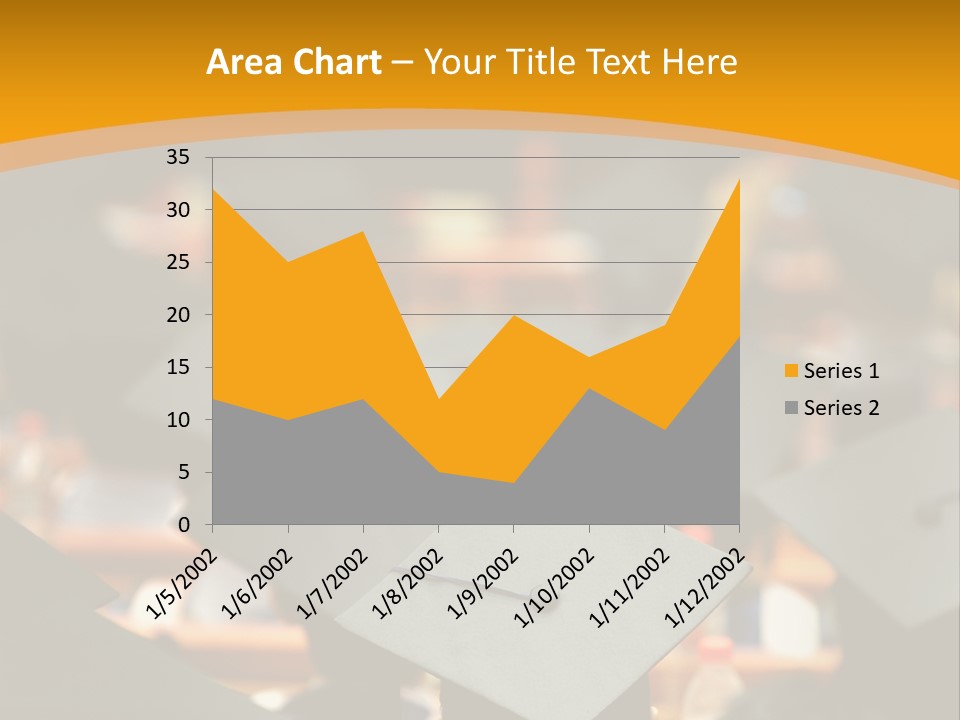 Behind Achievement Graduation PowerPoint Template