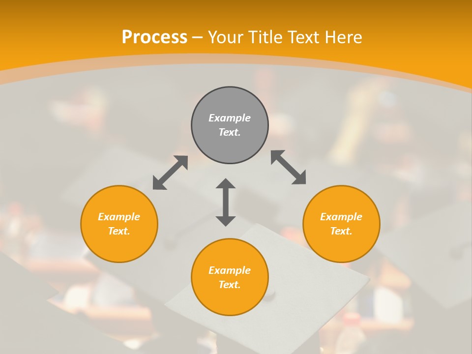 Behind Achievement Graduation PowerPoint Template