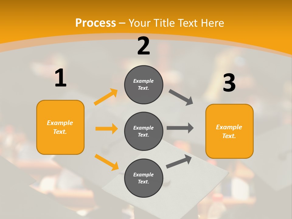 Behind Achievement Graduation PowerPoint Template