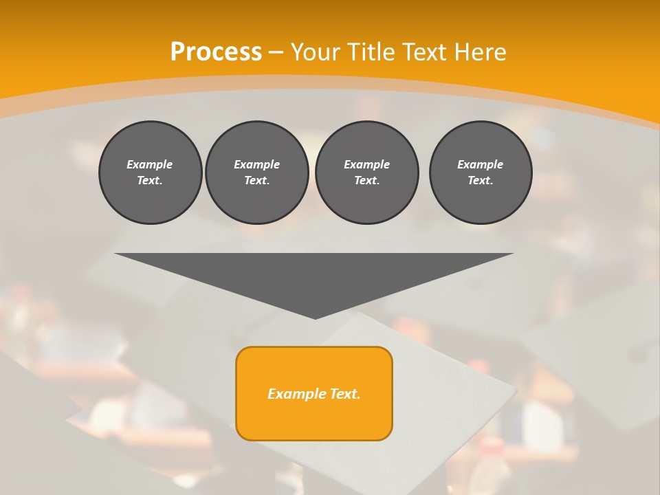 Behind Achievement Graduation PowerPoint Template