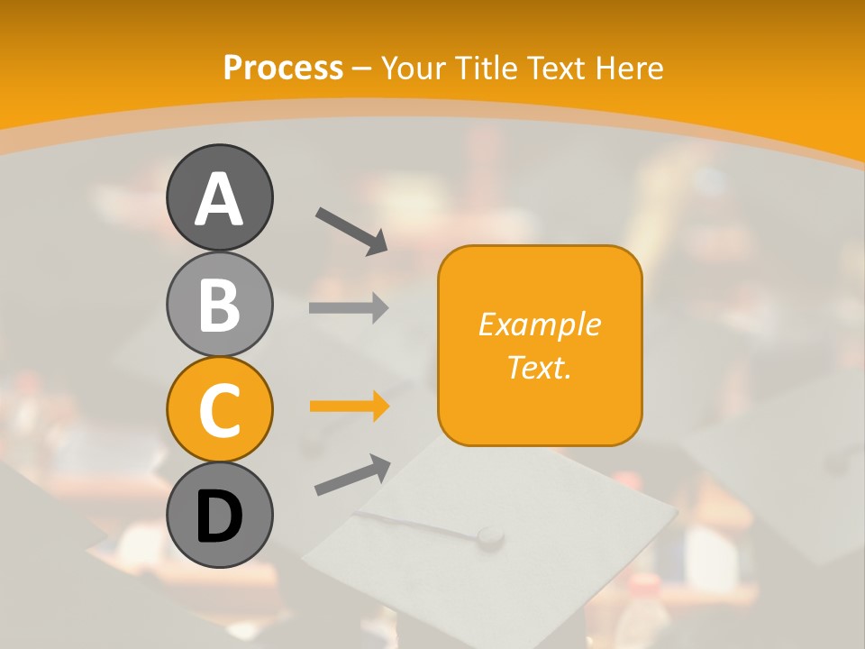 Behind Achievement Graduation PowerPoint Template