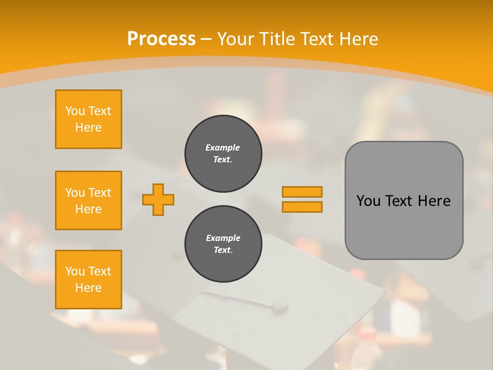 Behind Achievement Graduation PowerPoint Template