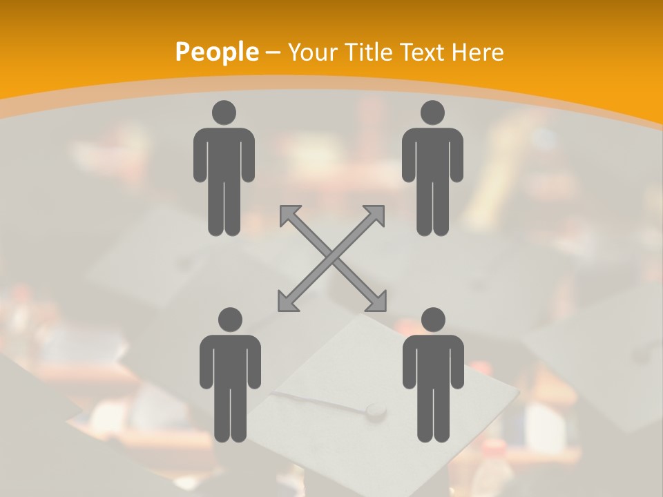 Behind Achievement Graduation PowerPoint Template