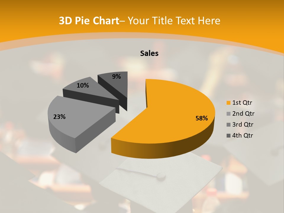 Behind Achievement Graduation PowerPoint Template