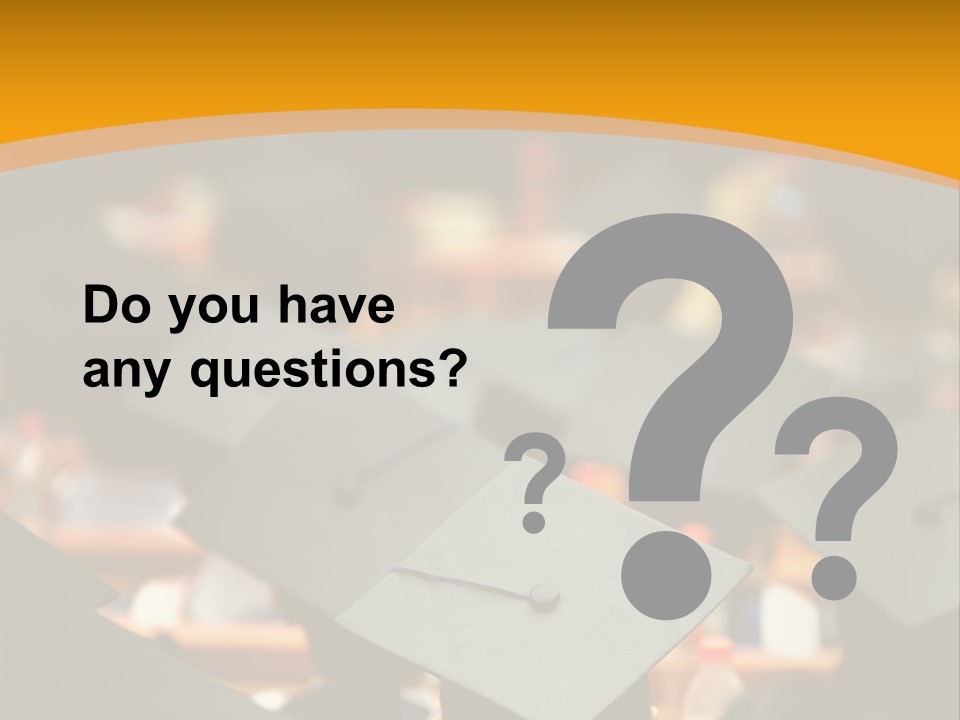 Behind Achievement Graduation PowerPoint Template