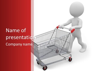 Cart Design Basket PowerPoint Template