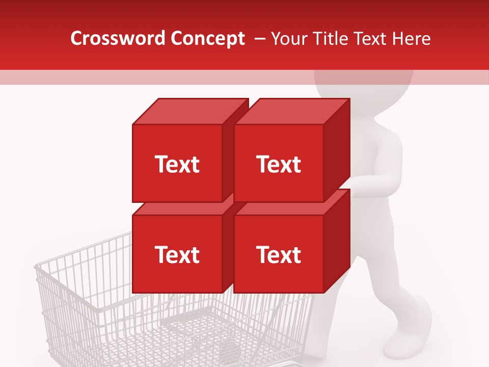 Cart Design Basket PowerPoint Template