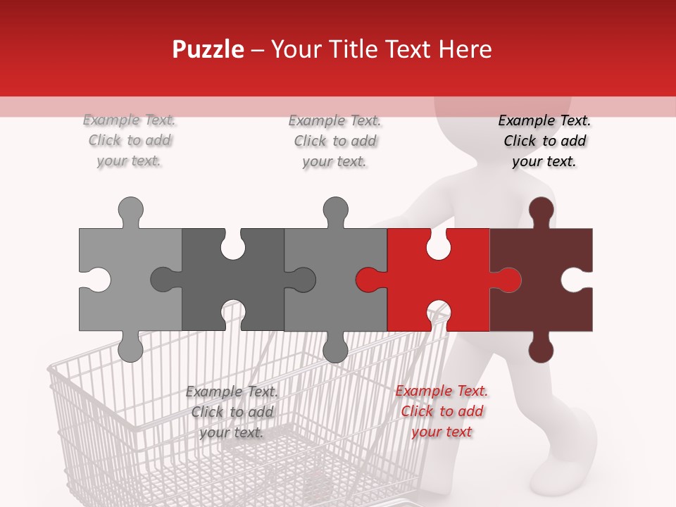 Cart Design Basket PowerPoint Template