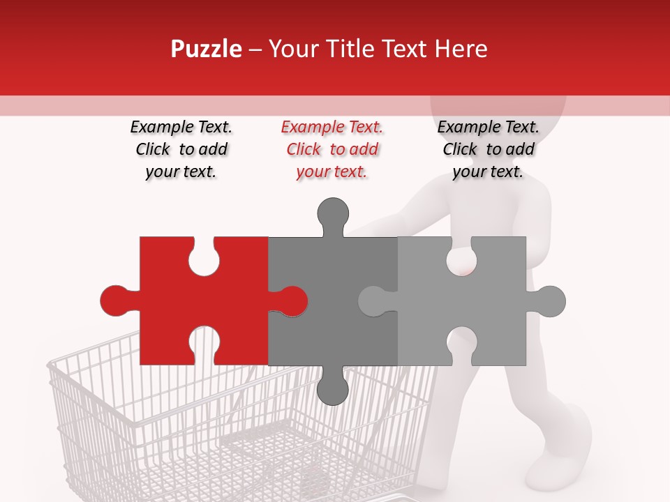 Cart Design Basket PowerPoint Template