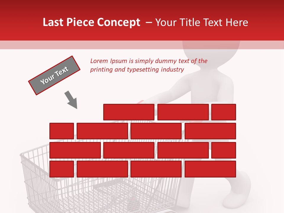 Cart Design Basket PowerPoint Template