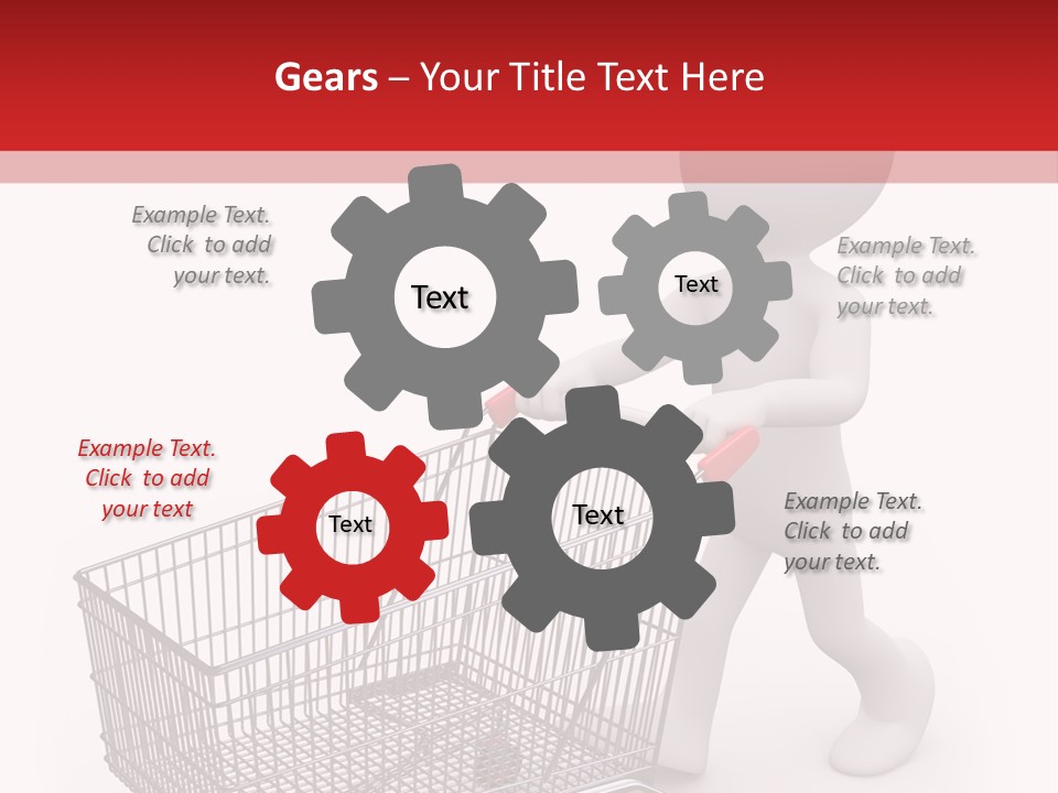Cart Design Basket PowerPoint Template