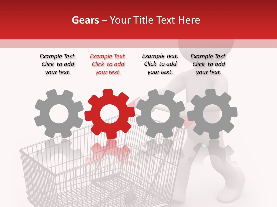 Cart Design Basket PowerPoint Template