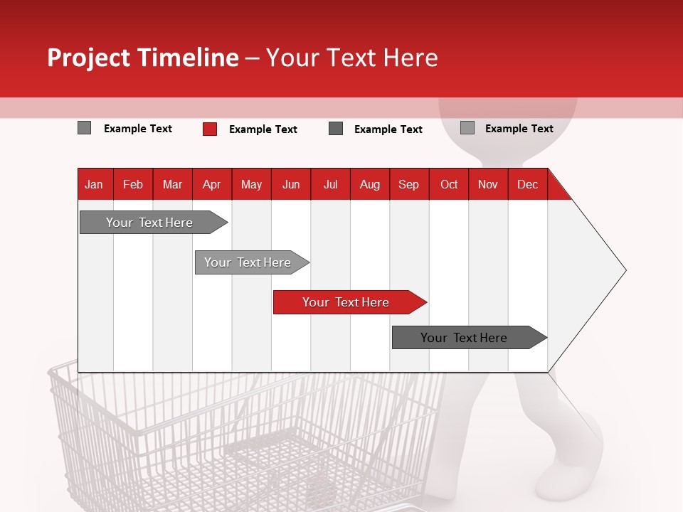 Cart Design Basket PowerPoint Template