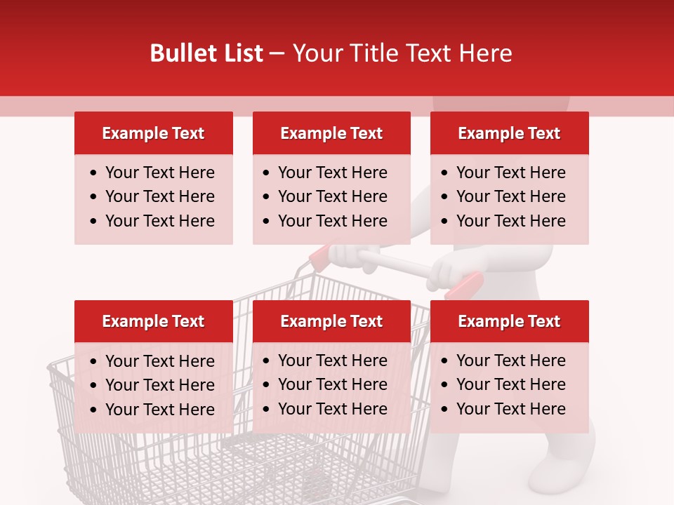 Cart Design Basket PowerPoint Template