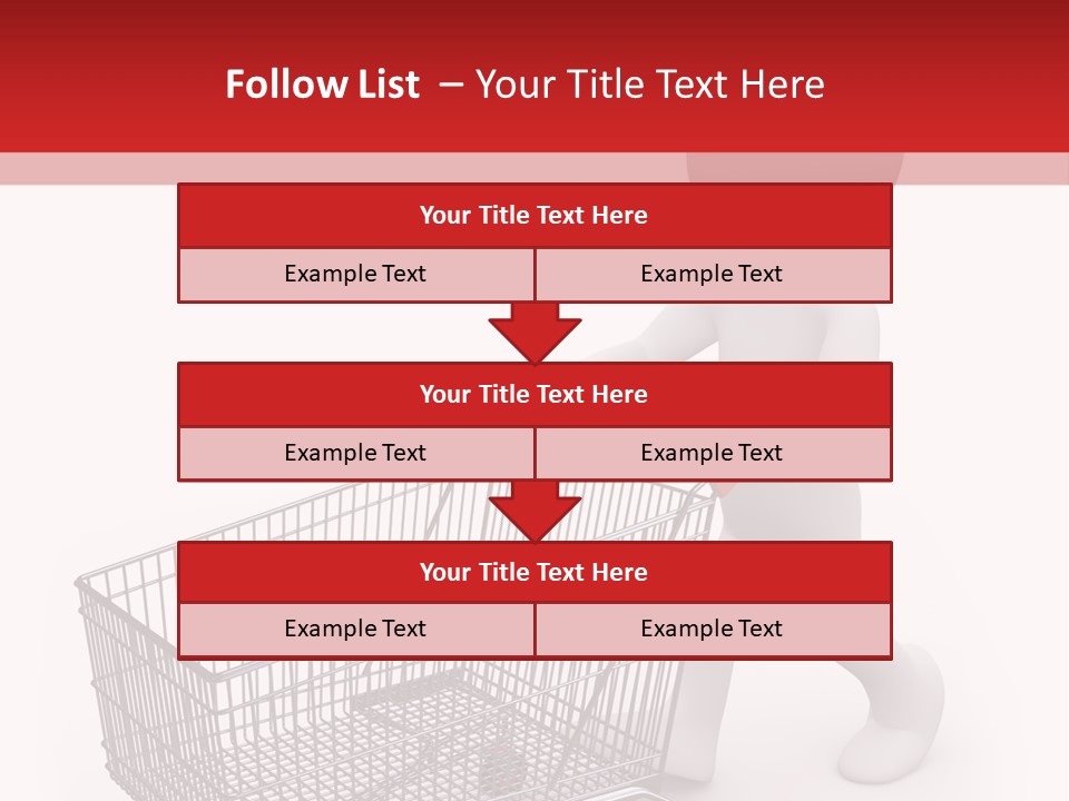 Cart Design Basket PowerPoint Template